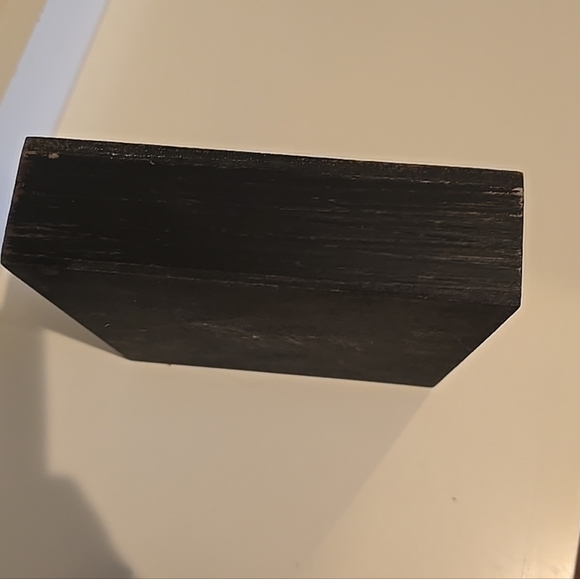 Primitive Rustic Farmhouse Black/white Wooden Bunny Decor - Picture 6 of 9